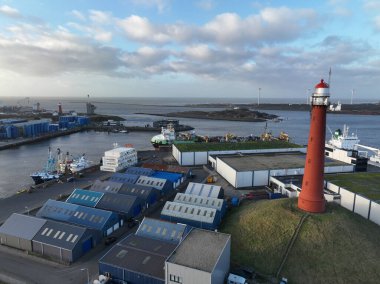 Hoge Vuurtoren Ijmuiden is a lighthouse in Netherlands, located at the entrance of the North Sea Canal to Ijmuiden, its one of the tallest lighthouses in the world, and a popular tourist attraction.