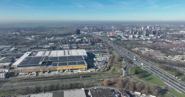 Nieuwegein 8Th February 2023 Netherlands Center Provides Critical Link Jumbos — Wideo stockowe