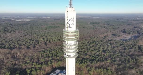 Hilversum Towers Significance History Dutch Broadcasting Apparent Has Been Hub — Vídeos de Stock