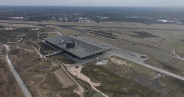Soesterberg Fevereiro 2023 Países Baixos Vídeo Drone Cativante Museu Militar — Vídeo de Stock