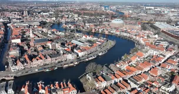 Prepárate Para Sorprenderte Por Impresionante Arquitectura Riqueza Cultural Haarlem Mientras — Vídeos de Stock