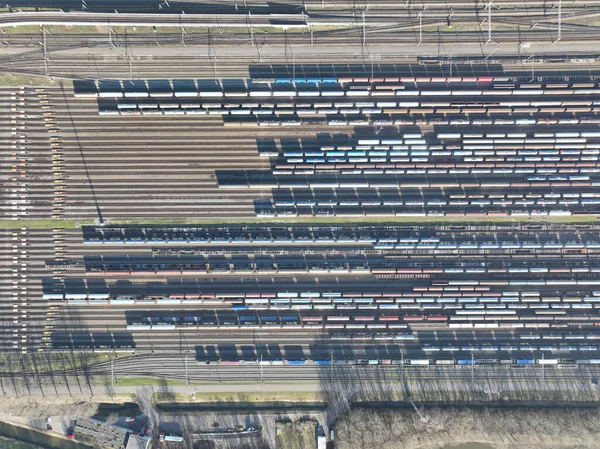 View Reveals Orderly Precision Industry Each Locomotive Part Larger System — Photo