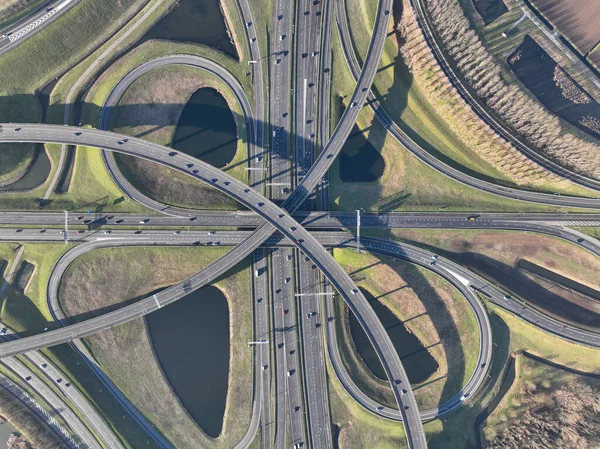 et a unique perspective of Ridderkerks traffic flow with an overhead drone view of the citys busy intersection.