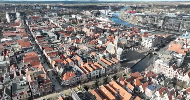 Mimari Tarzların Görsel Ziyafeti Ortaçağdan Modern Çağa Kentsel Gelişimin Yüzyıllarına — Stok video