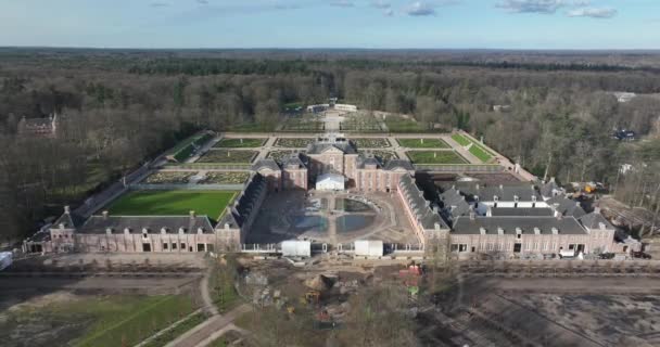 Experience Majesty Paleis Het Loo Never Awe Inspiring Drone Video — Stock Video