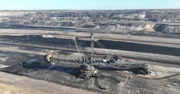 Garzweiler Března 2023 Německo Mesmerizing Air View Garzweiler Browncoal Mine — Stock video