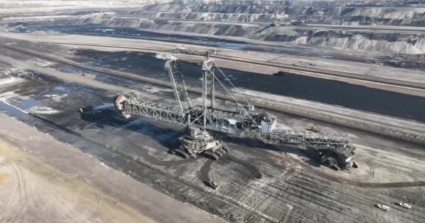 Garzweiler Березня 2023 Німеччина Захоплююче Безпілотне Відео Шахти Браузерного Вугілля — стокове відео