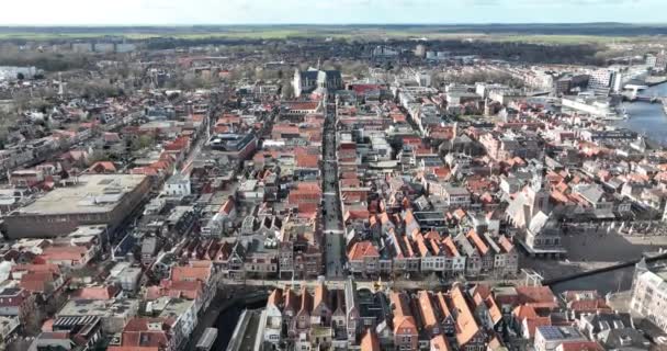 Hollanda Nın Kalbinde Canlı Çeşitli Dinamik Bir Topluluk Olarak Şehrin — Stok video