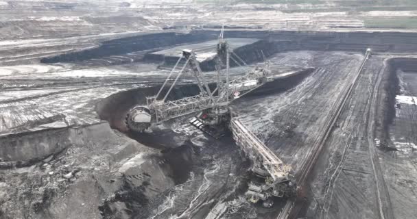 Hambach Mars 2023 Allemagne Mine Lignite Ciel Ouvert Hambach Est — Video