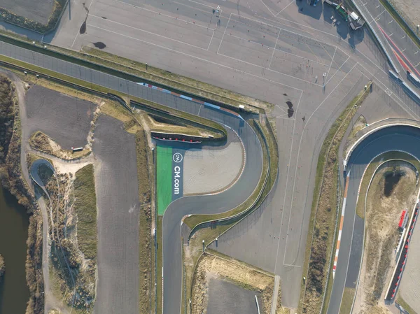Podróż Przez Serce Holenderskich Wyścigów Torze Wyścigowym Zandvoort Napędzana Adrenaliną — Zdjęcie stockowe