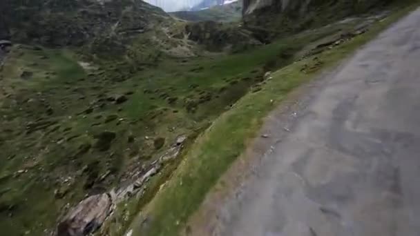 Voler Dans Cirque Troumouse Dans Les Pyrénées France Vidéo Drone — Video