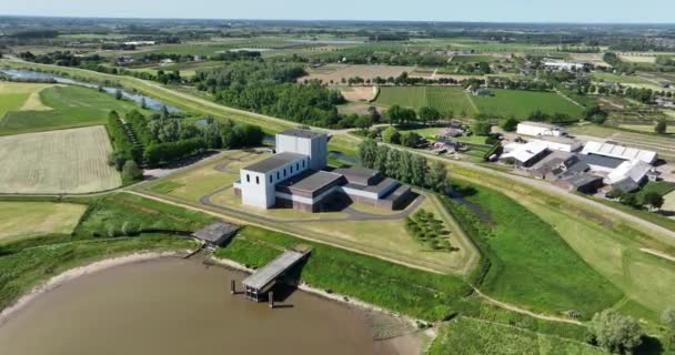 Elektrownia Atomowa Dodewaard Jest Byłą Elektrownią Jądrową Holenderskim Mieście Dodewaard — Wideo stockowe