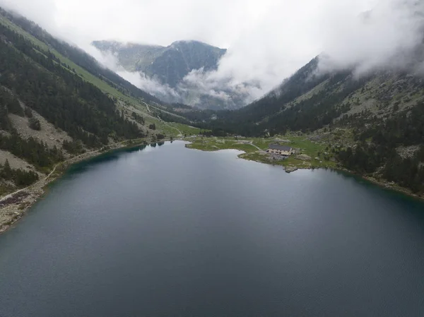 Lac Gaube Beautiful Mountain Lake Located Twelve Kilometers South Town — Stock Photo, Image