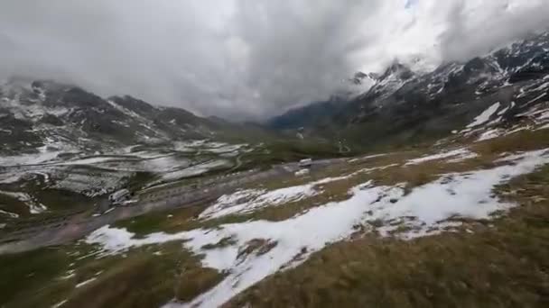 Bagneres Bigorre 19Th May 2023 France Col Tourmalet Camper Riding — Stock Video