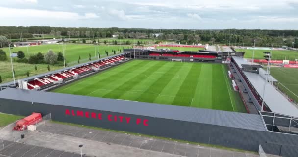 Almere Julho 2023 Países Baixos Vídeo Drone Aéreo Estádio Yanmar — Vídeo de Stock