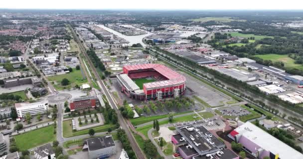 엔시데 2022년 19일 네덜란드 그롤슈베스테 에레디비시 경기장 네덜란드 Twente — 비디오
