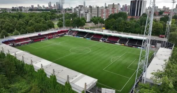 Ρότερνταμ Ιουλίου 2023 Ολλανδία Van Donge Και Roo Stadion Έδρα — Αρχείο Βίντεο