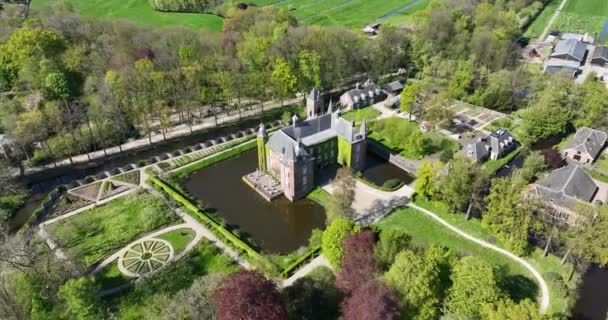 Utrecht Trouve Début Région Vecht Histoire Château Remonte Xiiie Siècle — Video