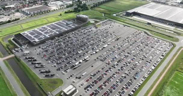 Waalwijk Ağustos 2023 Hollanda Van Mossel Otomotiv Groeps Waalwijk Teki — Stok video
