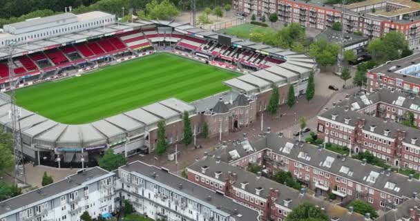 Rotterdam Lipca 2023 Holandia Het Kasteel Stadion Piłkarski Holenderskiego Klubu — Wideo stockowe