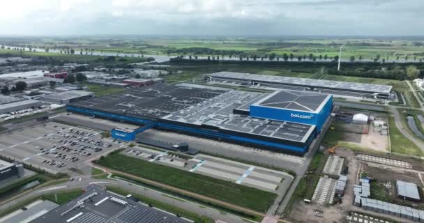 Waalwijk Augustus 2023 Nederland Ontdek Het Indrukwekkende Bol Com Vervullingcentrum — Stockvideo