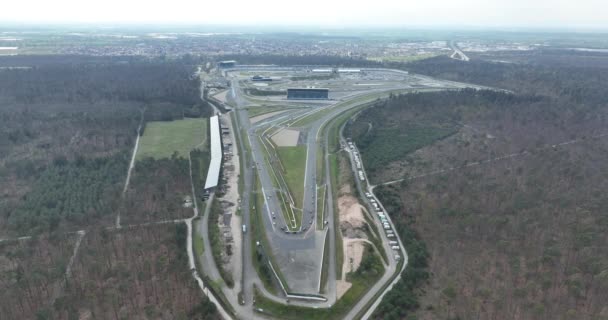 Hockenheim Abril 2023 Alemanha Explore Deslumbrantes Vistas Aéreas Hockenheimring Icônico — Vídeo de Stock