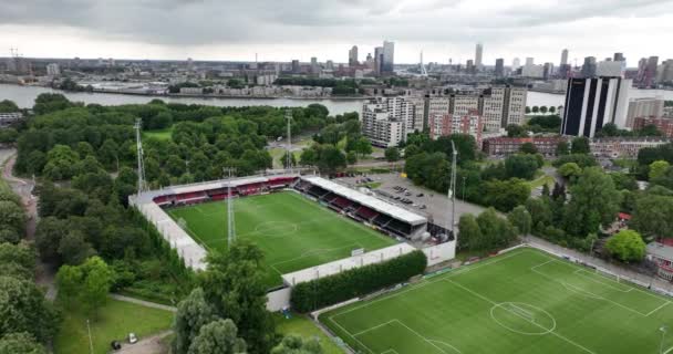 로테르담 2022년 22일 네덜란드 Excelsior의 Van Donge Roo Stadium의 — 비디오