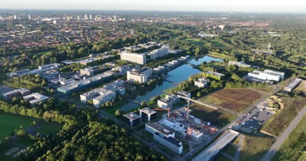 September 2023 Eindhoven Nederländerna Högteknologiskt Campus Eindhoven Kontor Laboratorium Eller — Stockvideo