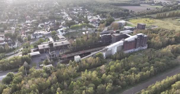 Fábrica Coque Kokerei Hansa Complejo Industrial Dortmund Que Museo Parque — Vídeo de stock
