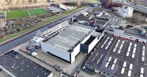 Amsterdam Holandia Północna Holandia Stycznia 2023 Datacenter Amsterdam Equinix Am6 — Wideo stockowe