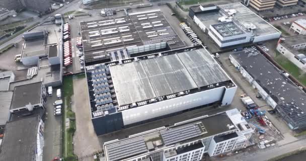 Amsterdam Nordholland Niederlande Januar 2023 Rechenzentrum Amsterdam Equinix Am6 Drohnen — Stockvideo