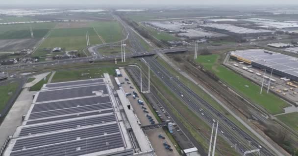 Alphen Aan Den Rijn Zuid Holland Nederländerna December 2023 Hoogvliet — Stockvideo