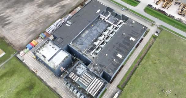 Almere Flevoland Netherlands January 7Th 2023 Northc Datacenter Almere Internet — Stock Video