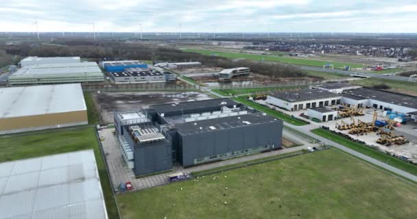 Almere Flevoland Januari 2023 Northc Datacenter Almere Bouwbedrijf Voor Hardware — Stockvideo