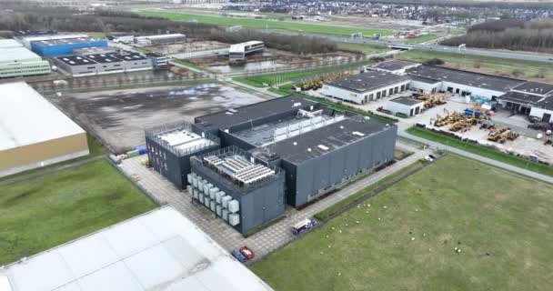 Almere Flevoland Nederländerna Januari 2023 Northc Datacenter Almere Hårdvara För — Stockvideo
