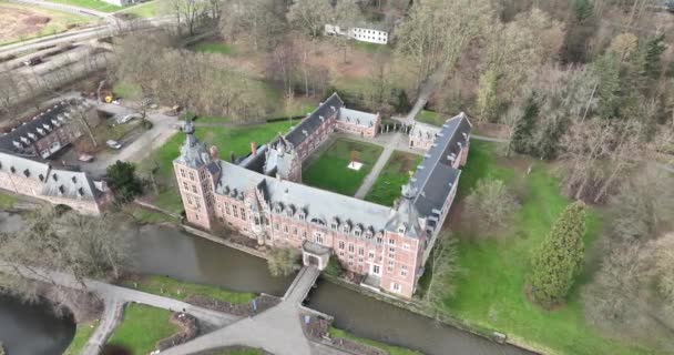 Castillo Arenberg Heverlee Lovaina Bélgica Propiedad Universidad Católica Lovaina Edificio — Vídeo de stock
