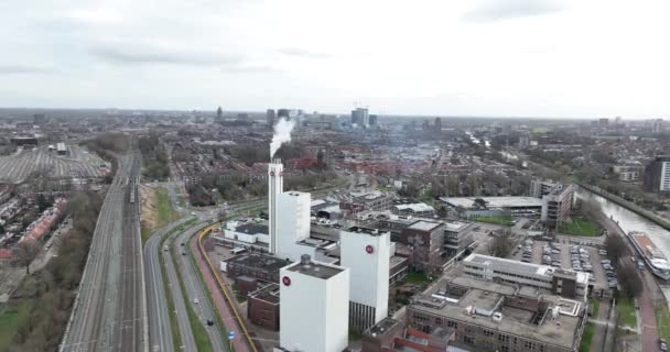 Utrecht Hollanda Şubat 2024 Koninklijke Douwe Egberts Marka Douwe Egberts — Stok video