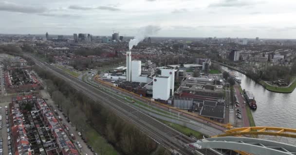 Utrecht Provincie Utrecht Nizozemsko Února 2024 Provoz Továrny Douwe Egbert — Stock video