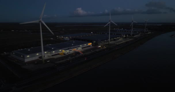 Dordrecht Zuid Holland Hollanda Şubat 2024 Modern Yakın Zamanda Dodrecht — Stok video