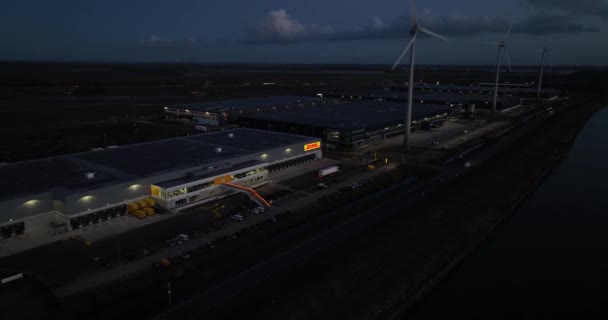 Dordrecht Zuid Holland Holandia Lutego 2024 Nowoczesne Niedawno Otwarte Centrum — Wideo stockowe