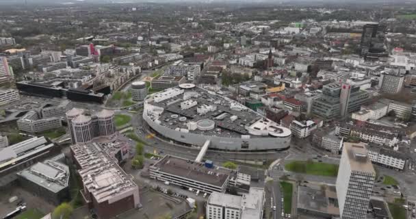 Essen Rhine Utara Westphalia Jerman Maret 2024 Pemandangan Drone Udara — Stok Video