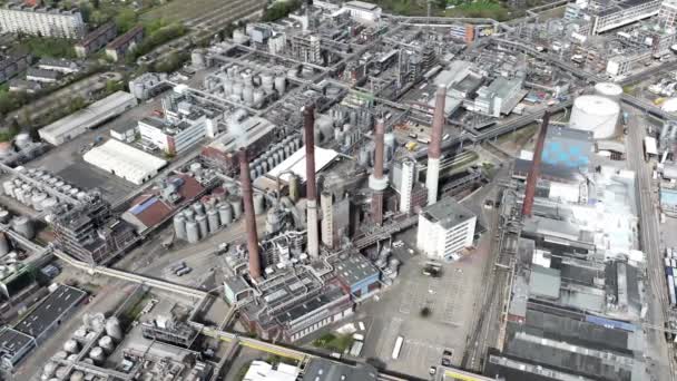 Düsseldorf Nordrhein Westfalen Tyskland Mars 2024 Henkel Tysk Multinationell Fabrik — Stockvideo