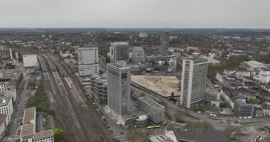 Essen, Germany, sudviertel, aerial drone view. Birds eye view