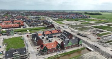 Kreekrijk, Assendelft, Zaanstad, Hollanda 'da konut inşaatı.