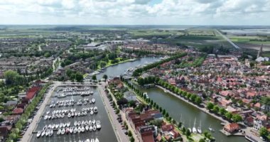 Medemblik Kuzey Hollanda, Hollanda 'da küçük ve büyüleyici bir kasaba..