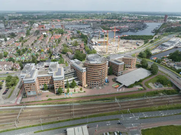 stock image Zaandam, North Holland, The Netherlands, June 2th, 2024: Ahold Delhaize N.v. headquarters private multinational