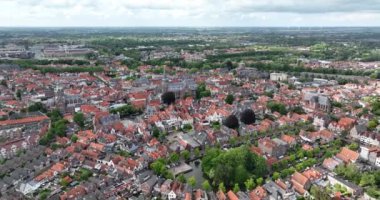 Hoorn, Kuzey Hollanda, Zuiderzee boyunca tarihi bir köy, şimdi de Markermeer, Hollanda.