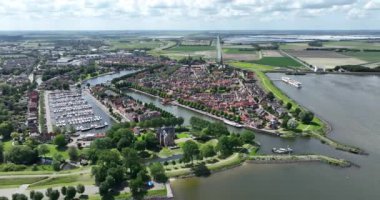 Medemblik, liman, Ijsselmeer yakınlarındaki köy, Hollanda