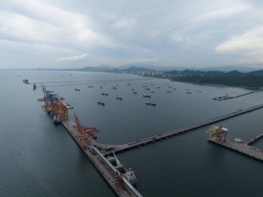 Tayland, Asya 'dan nakliye. Hava görünümü.