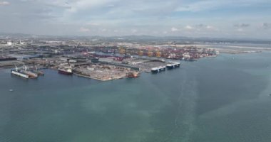 Laem Chabang, Changwat Chonburi, Tayland, 27 Haziran 2024: Laem Chabang Terminali, Tayland ve Asya 'da ulaşım ve lojistik.